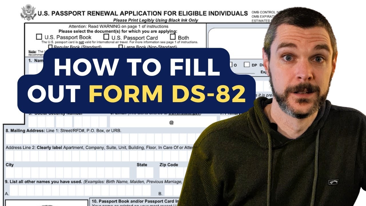 How To Fill Out Form DS 82 To Renew Your U S Passport Step by Step Guide 2025