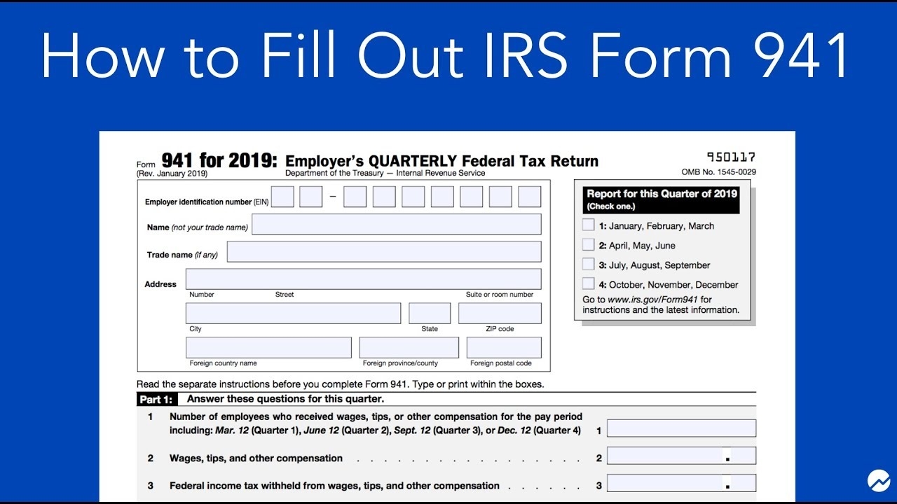 How To Fill Out IRS Form 941 Simple Step by Step Instructions