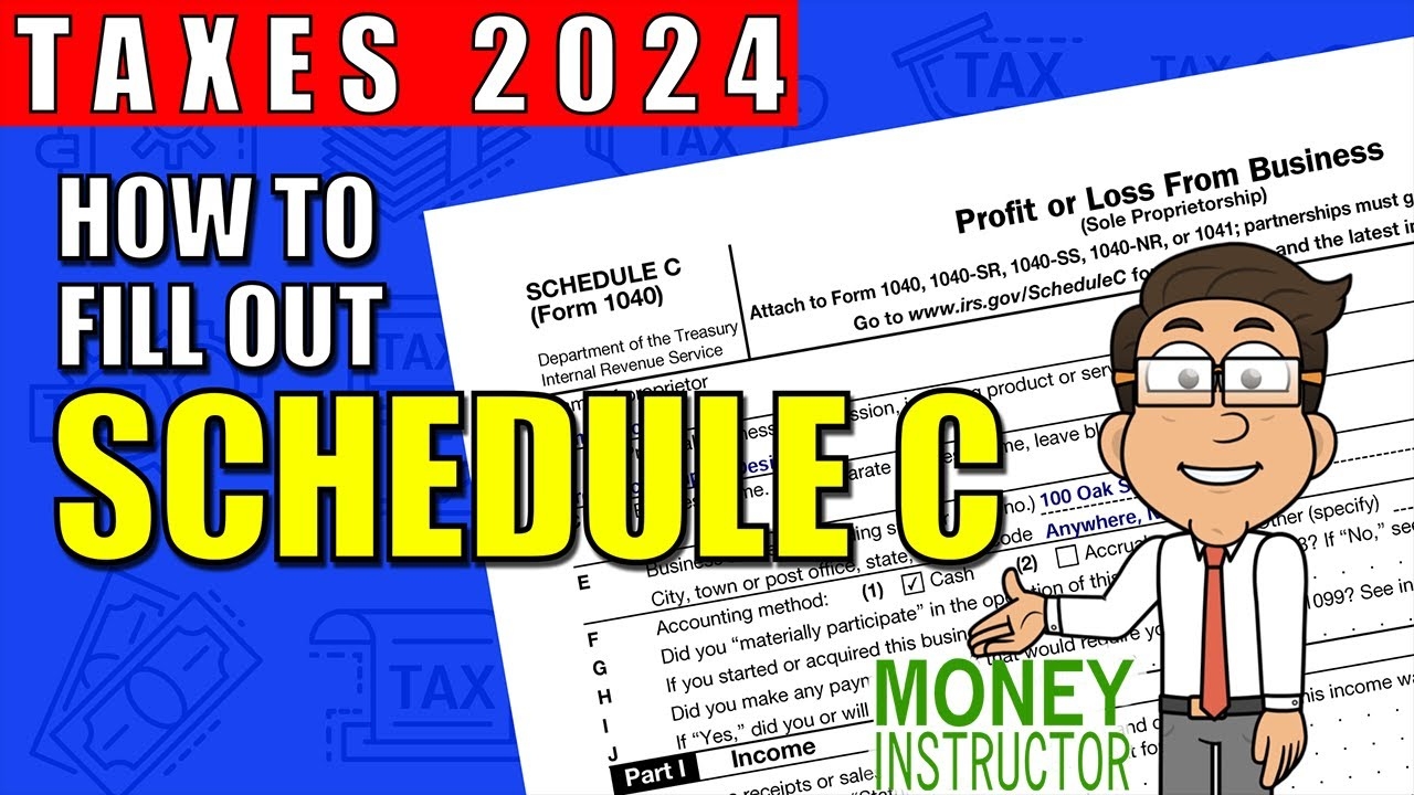 How To Fill Out Schedule C Form 1040 For 2023 Taxes 2024 Money Instructor