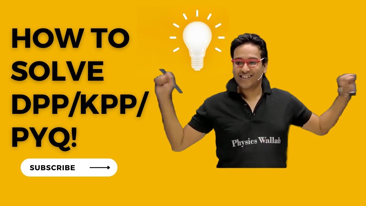 How To Solve DPP KPP PYQ 