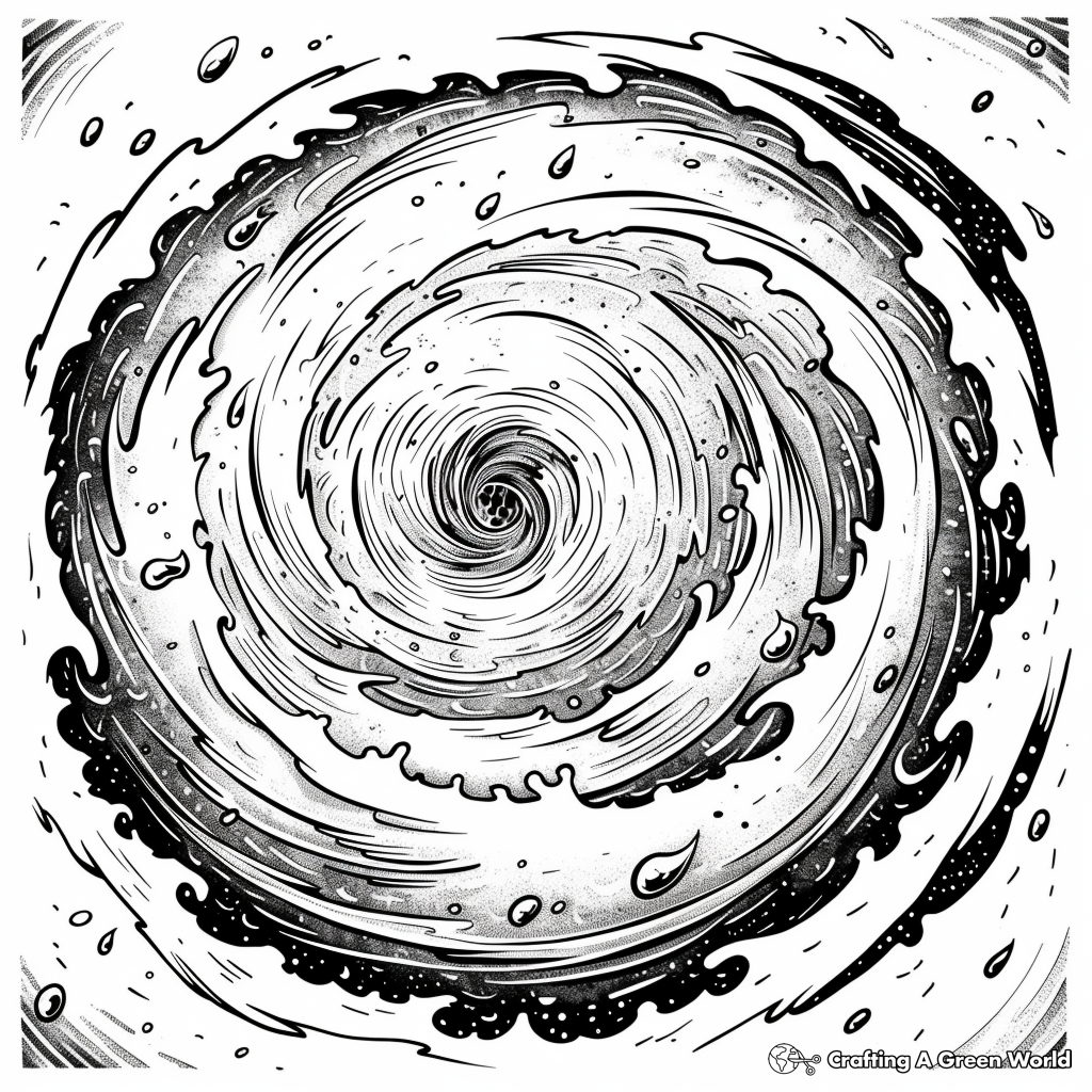 Free Printable Hurricane Coloring Pages