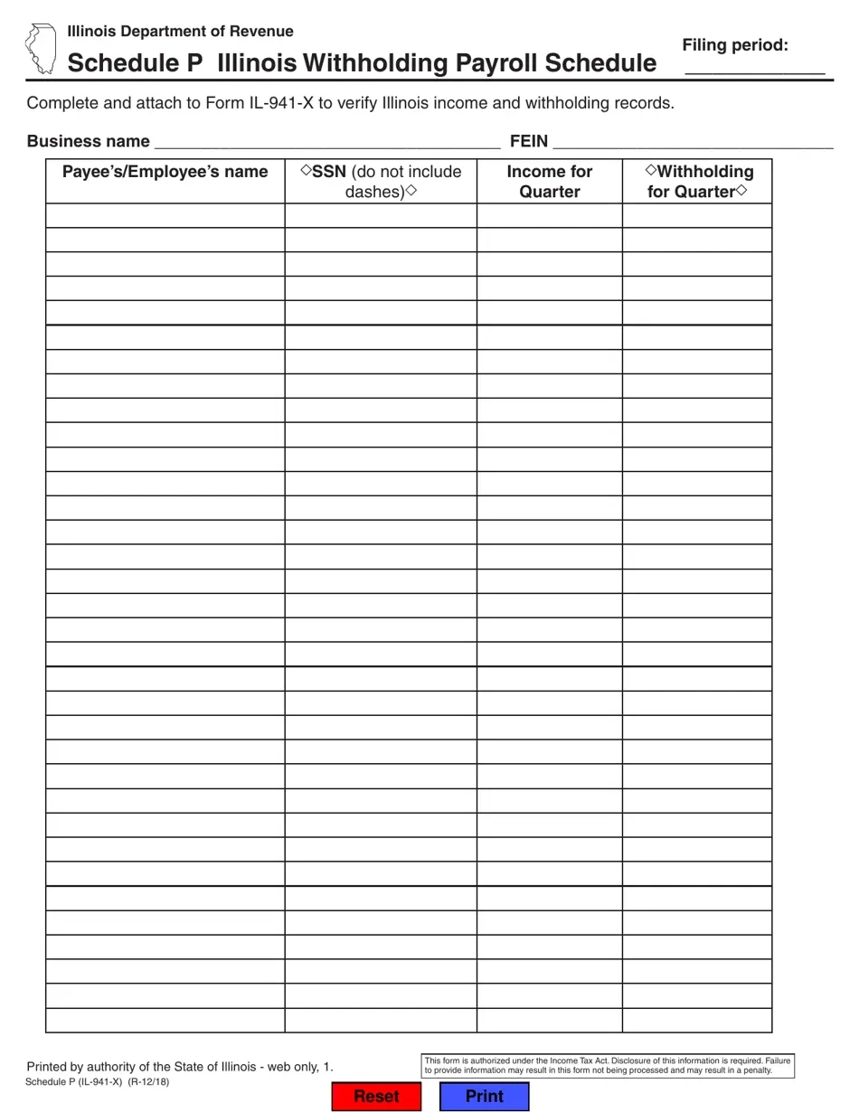 Il 941 Form Online