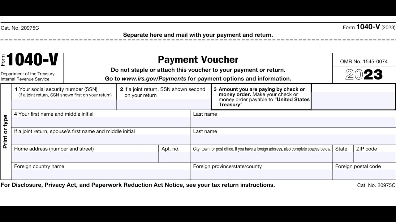 Irs 2026 Quarterly Tax Payment Form 1040 Es