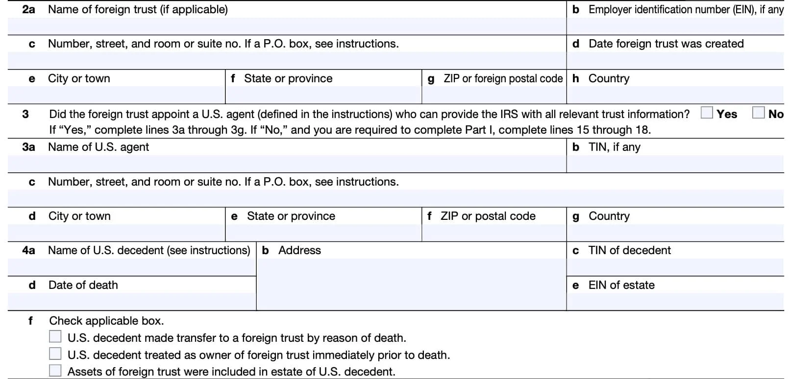IRS Form 3520 Instructions