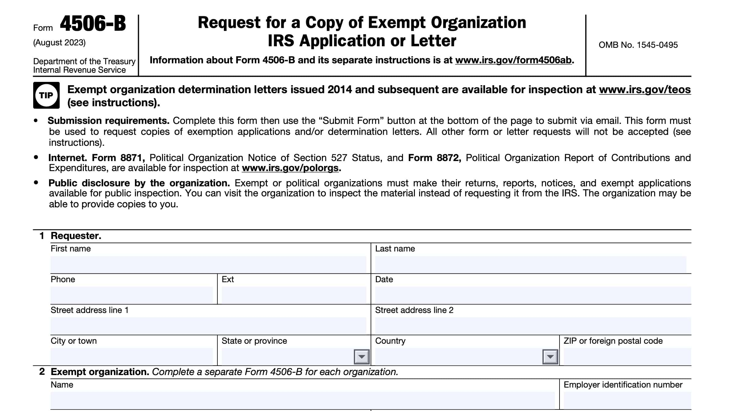 Fillable Form 990 2026