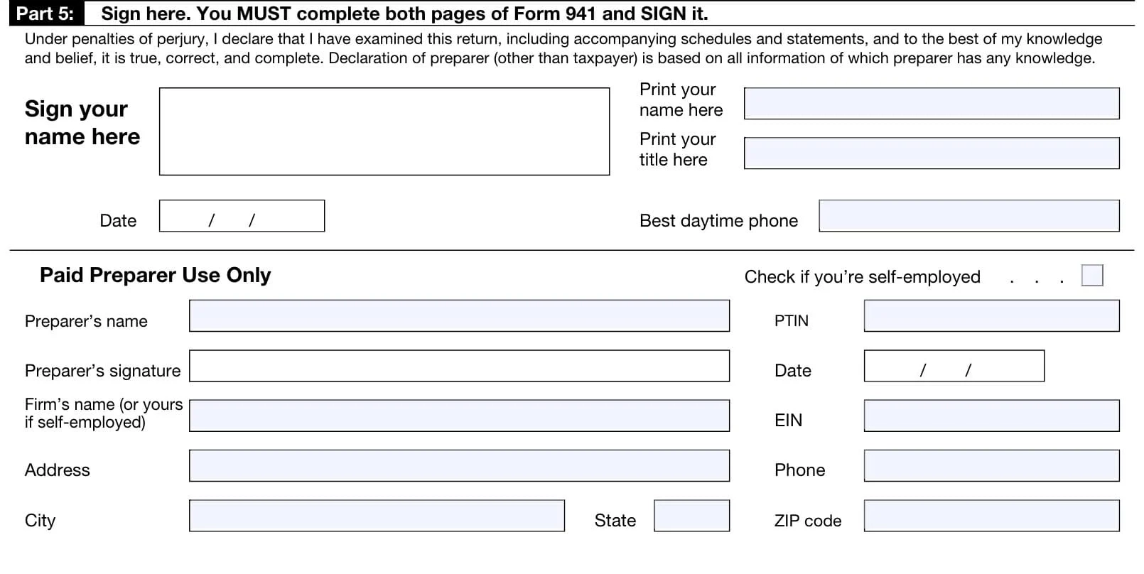 Irs Form 941 2026 Faqs