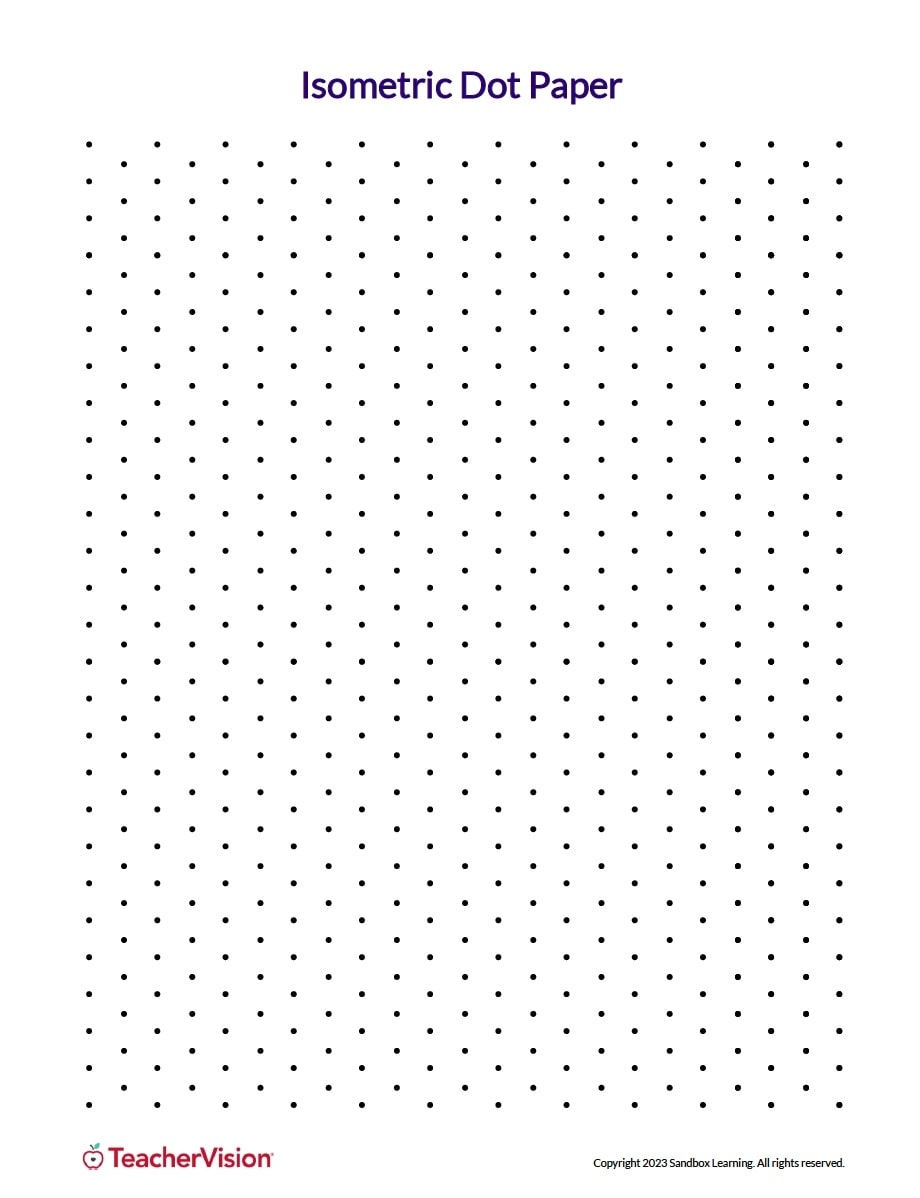 Free Printable Isometric Drawing Paper