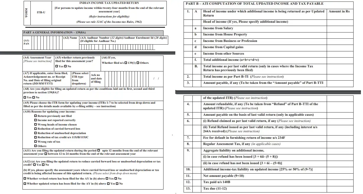 ITR U Updated Return How To File amp Key Changes For 2025