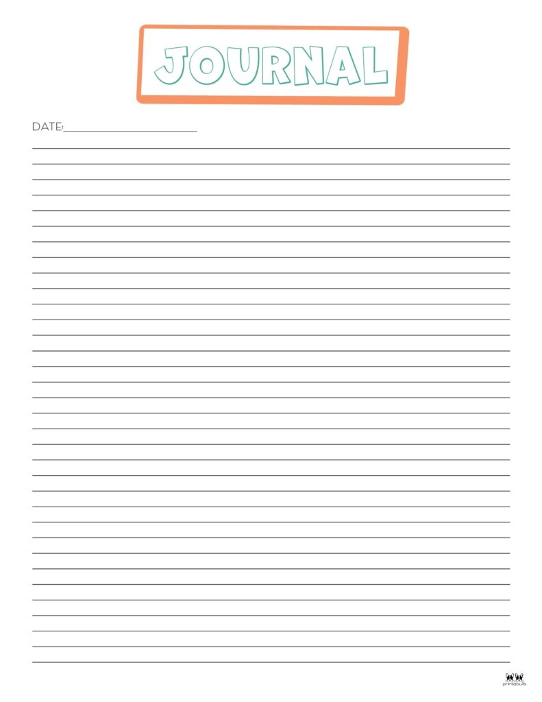 Journal Templates amp Pages 25 FREE Printables Printabulls