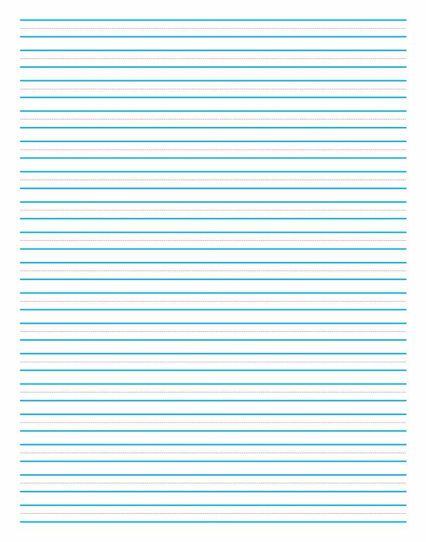 Kids Writing Paper 120 Pages White Sky Line Plane Line Grass 