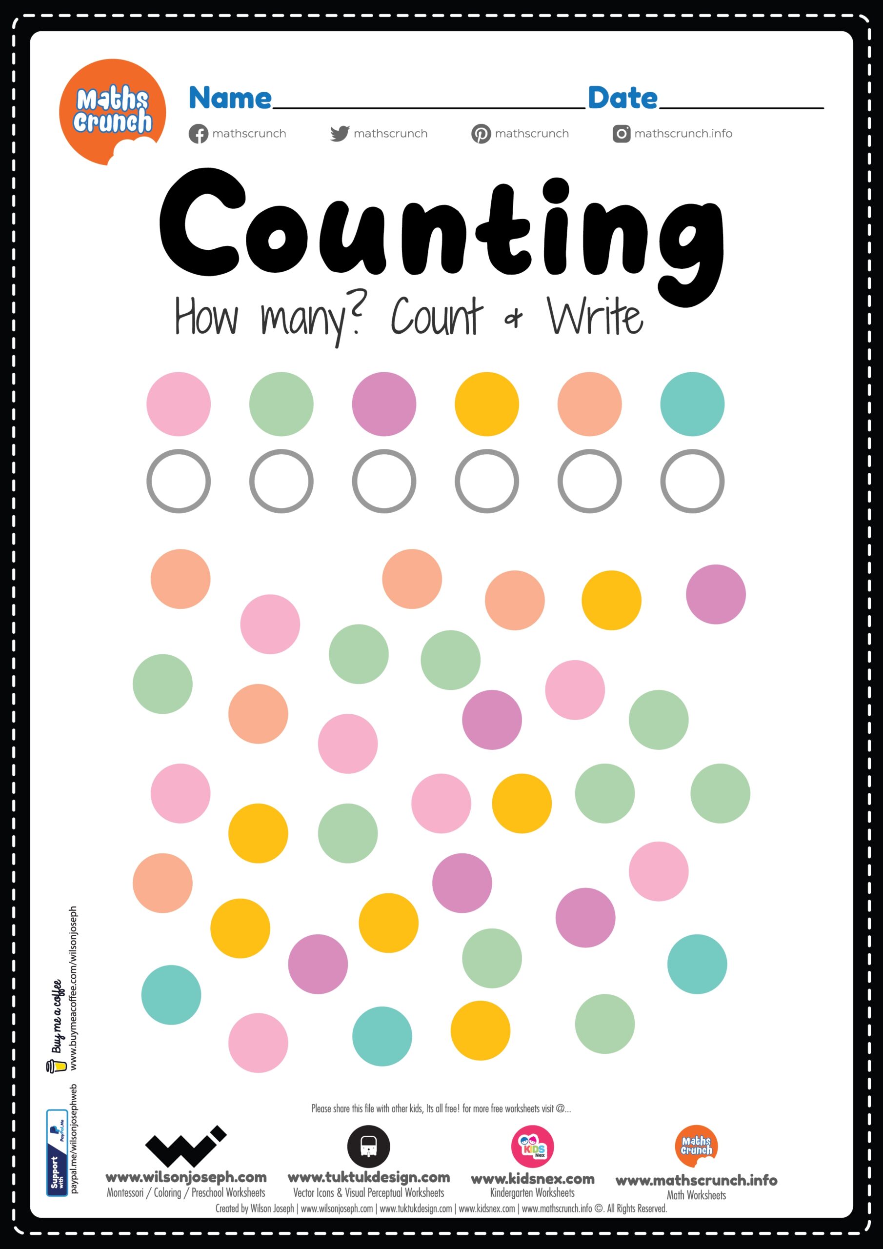 Kindergarten Math Worksheets Printables