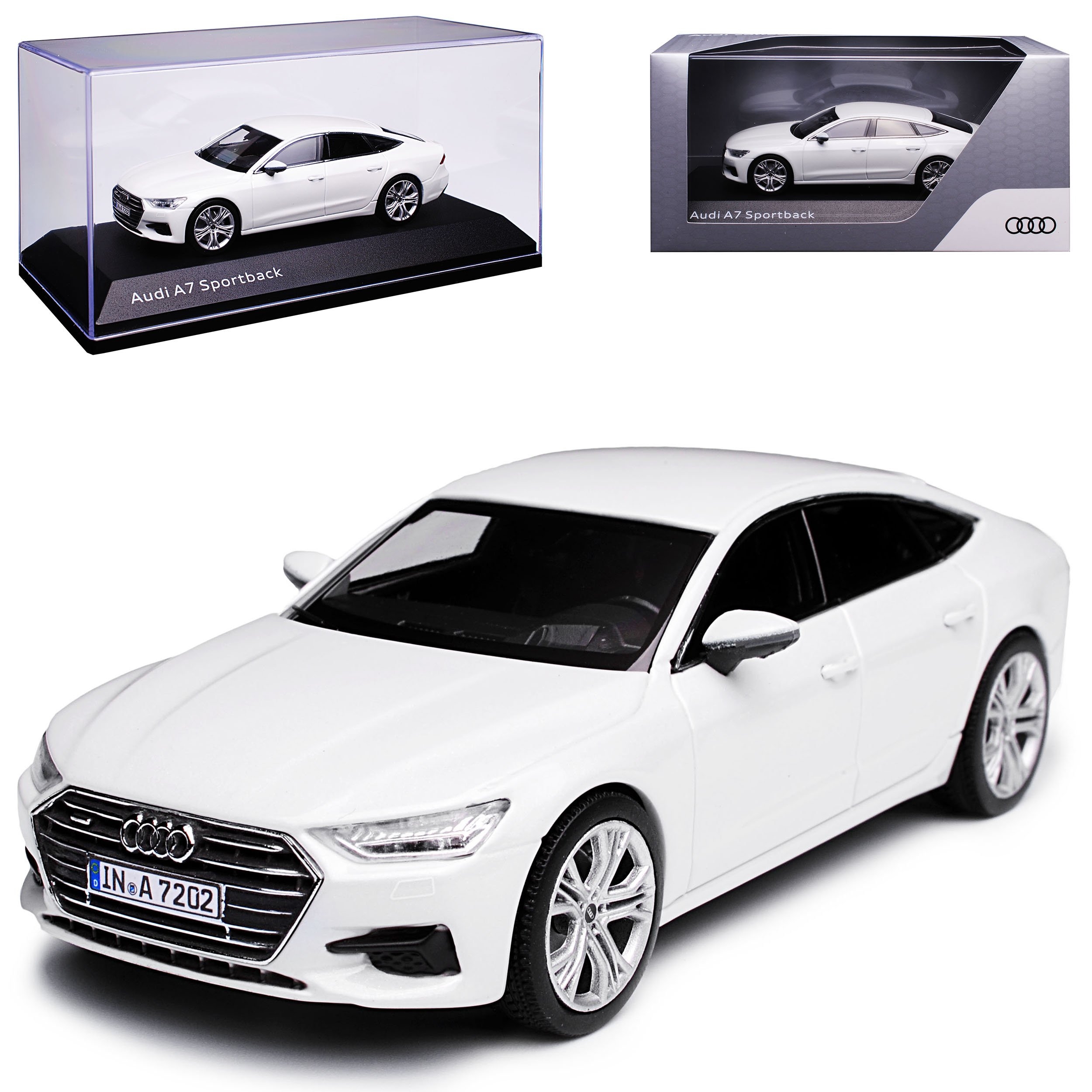 Kyosho A U D I A7 Sportback C8 Limousine Weiss 2 Generation Ab 2018 1 43 I Scale Modell Auto Amazon de Spielzeug