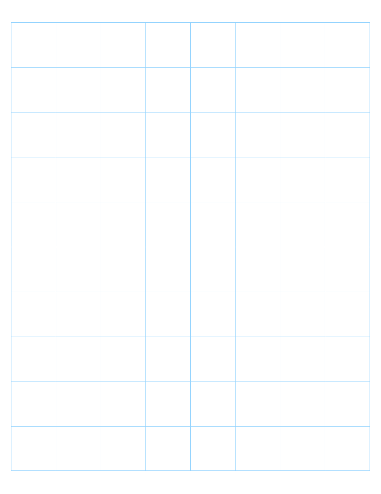 Printable Graph Paper 1/2 Inch