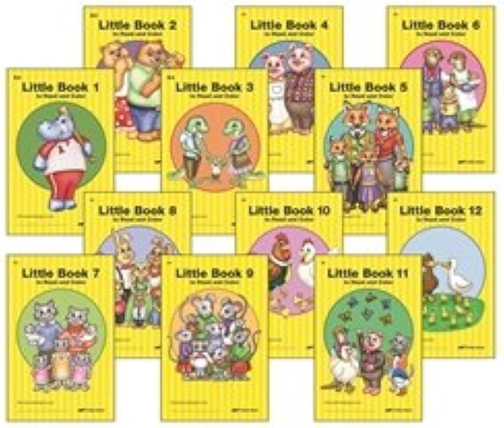 Little Books 1 12 Abeka K4 4 Year Old Kindergarten Phonics 