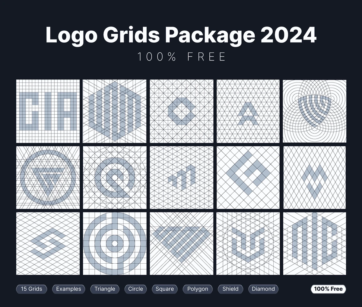 Logo Grids Package 2024 For Free Behance