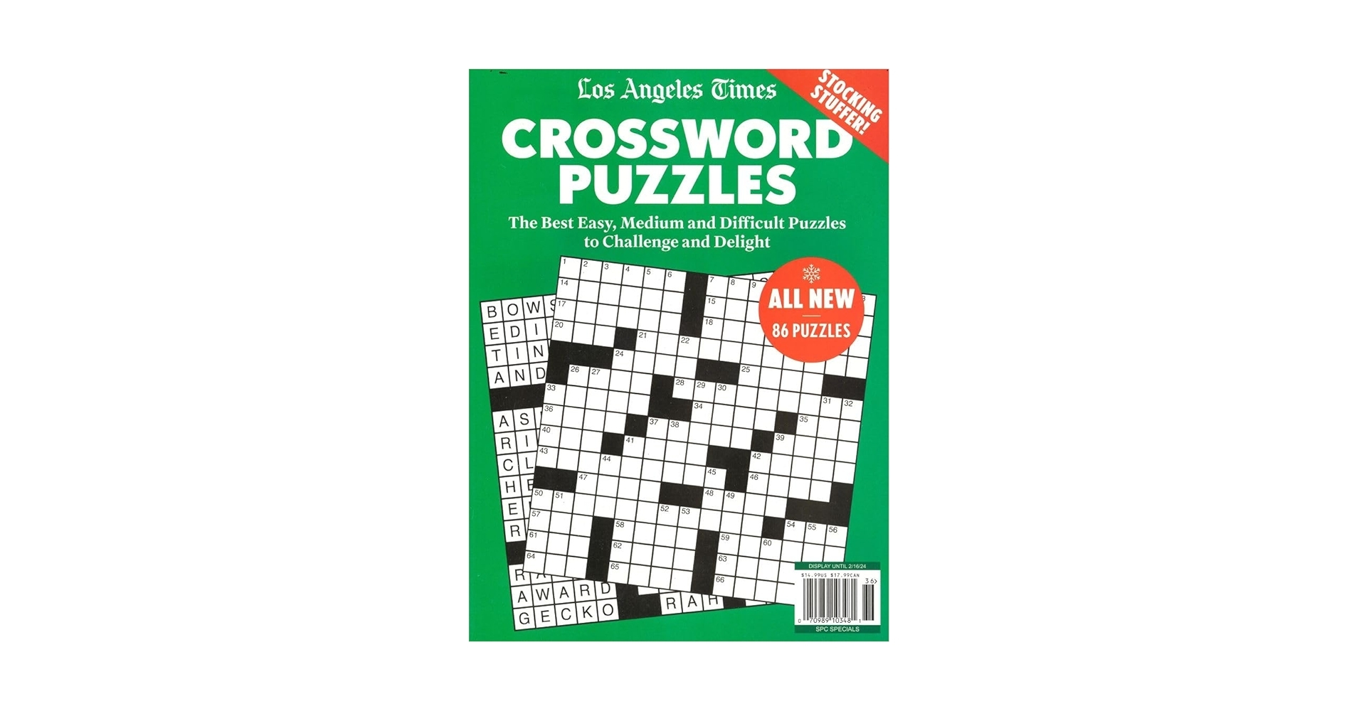 LOS ANGELES TIMES MAGAZINE SPECIAL EDITION 2024 CROSSWORDS 