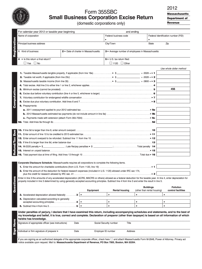 Ma Irs Forms