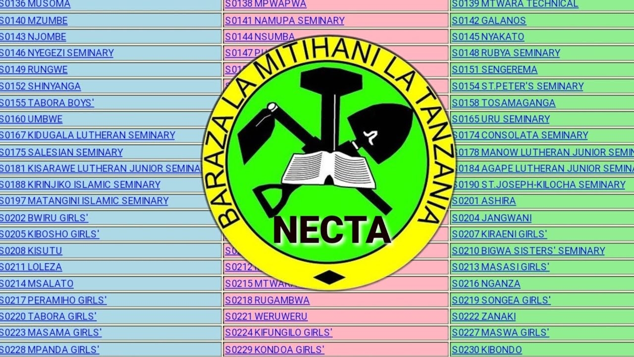 MATOKEO YA FORM TWO 202425 KIDATO CHA PILI RESULTS 2024 2025