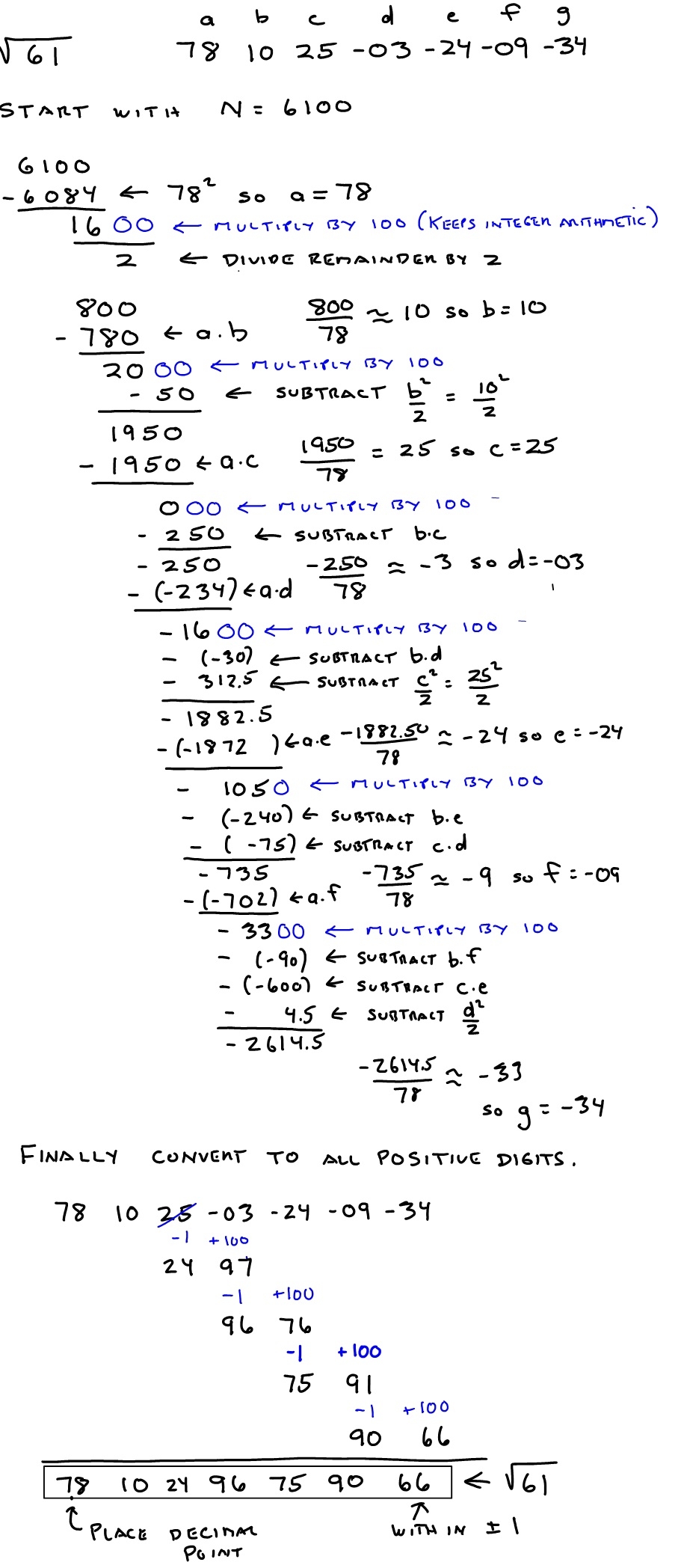 Mental Math Square Roots Math Thoughts