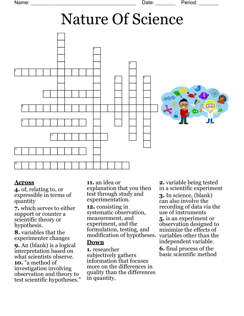 Nature Crossword Clue 7 Letters