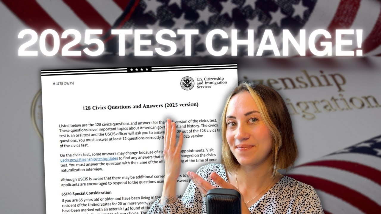 NEW NATURALIZATION TEST IS HERE 2025 N 400 Civics Test