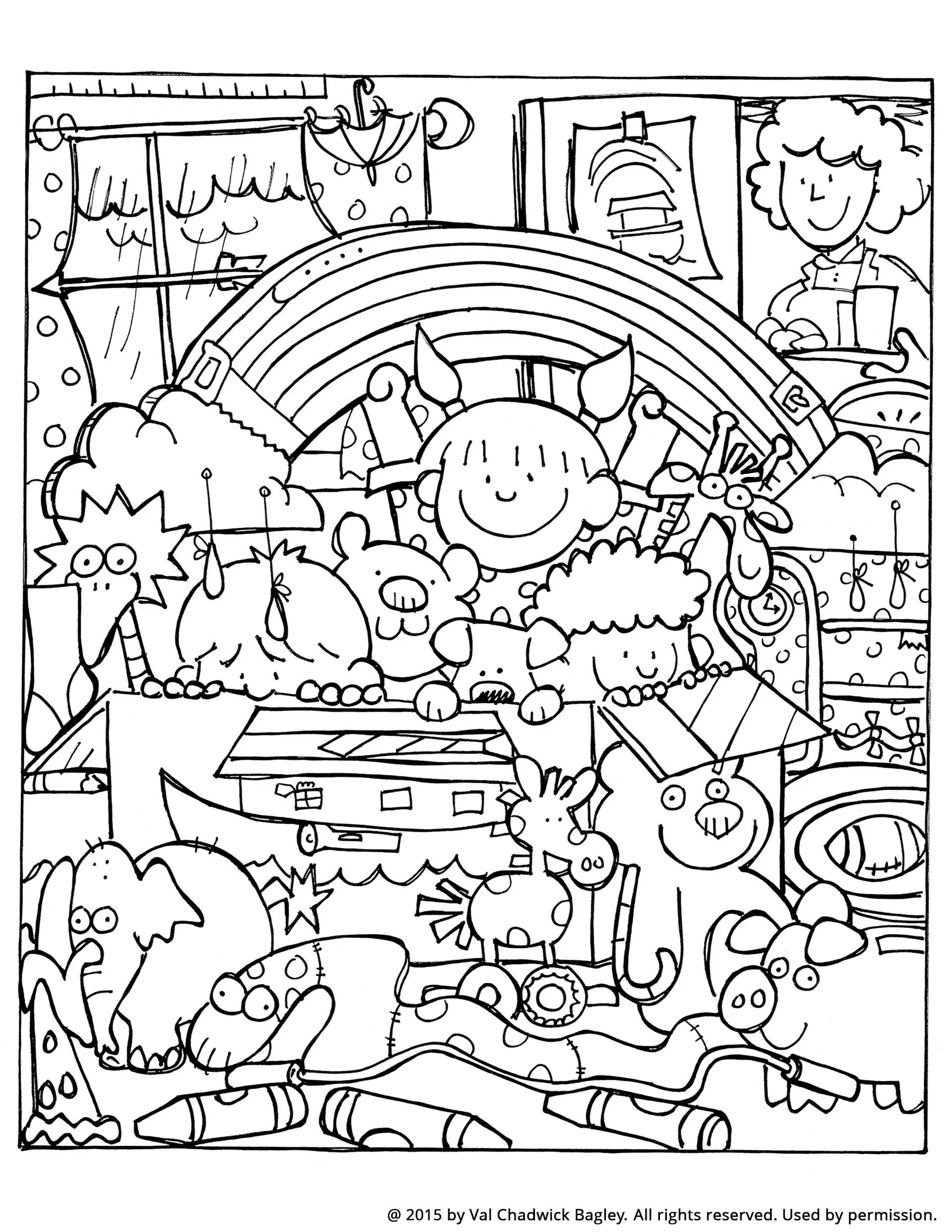 Coloring Page For Noah