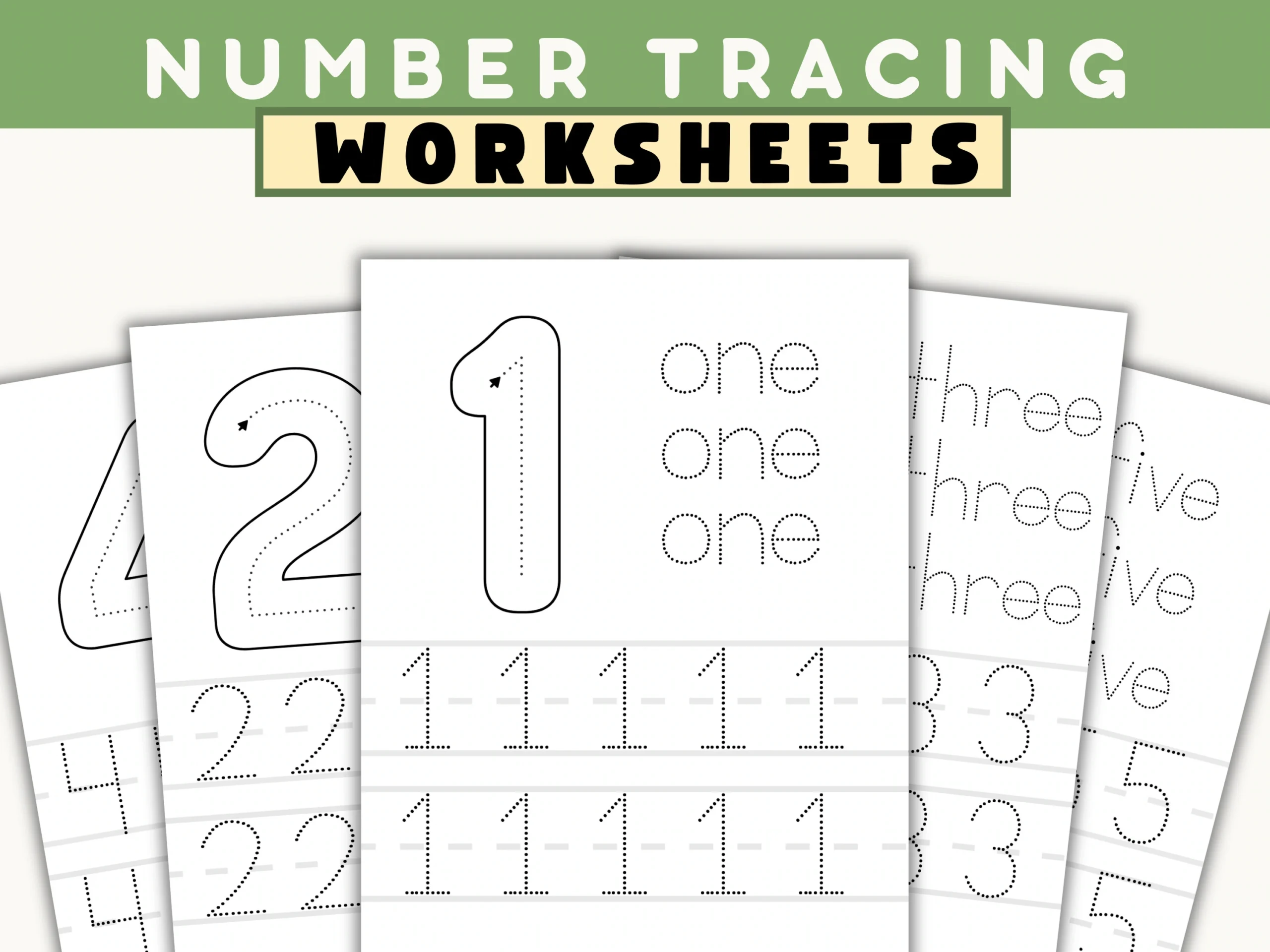 Number Recognition Worksheets Preschool