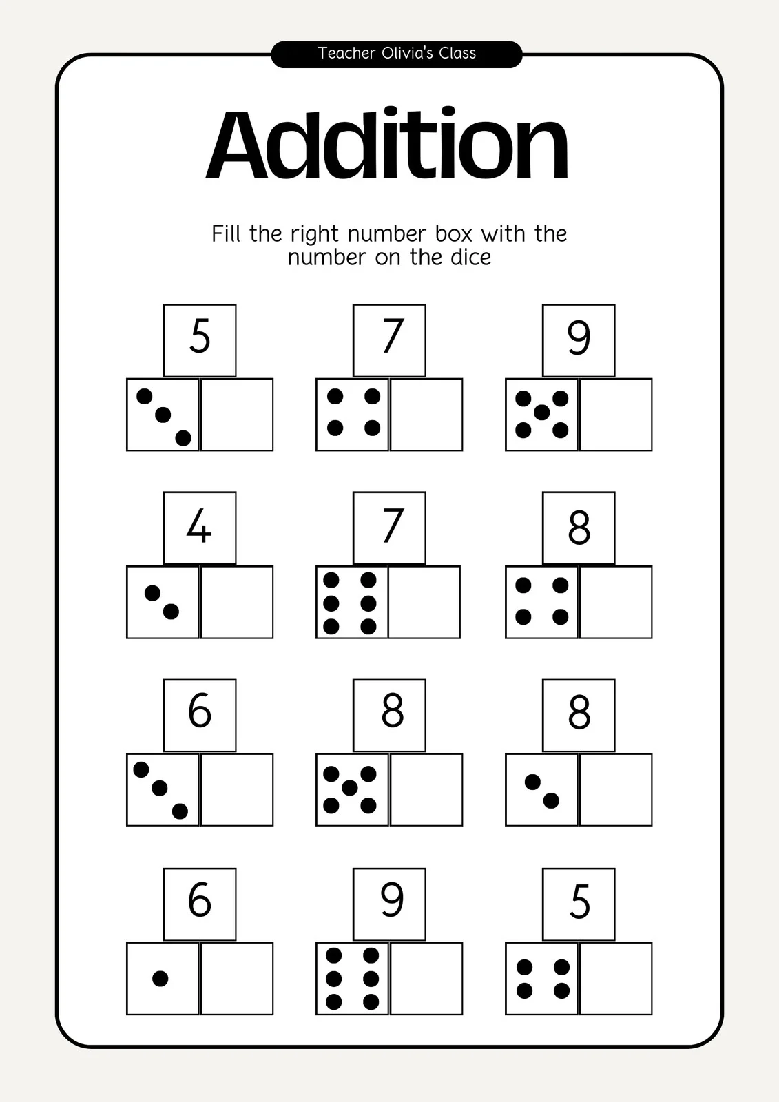Page 2 Free Printable Customizable Math Worksheets Canva