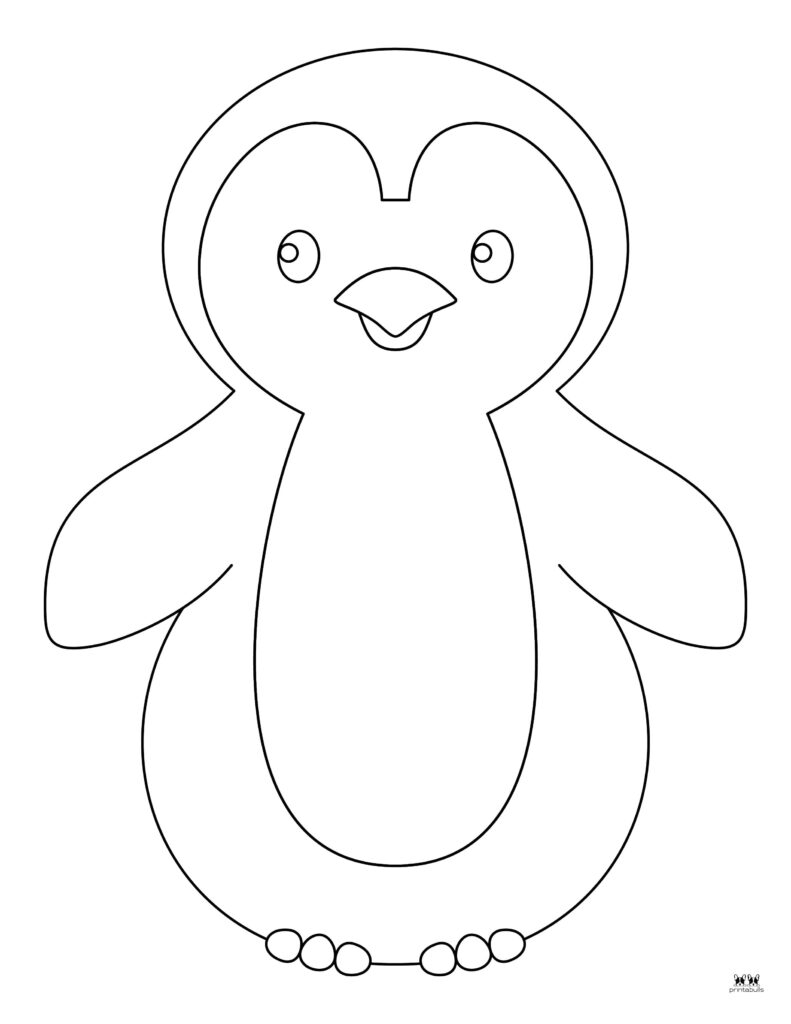 Penguin Coloring Pages amp Templates FREE Printabulls