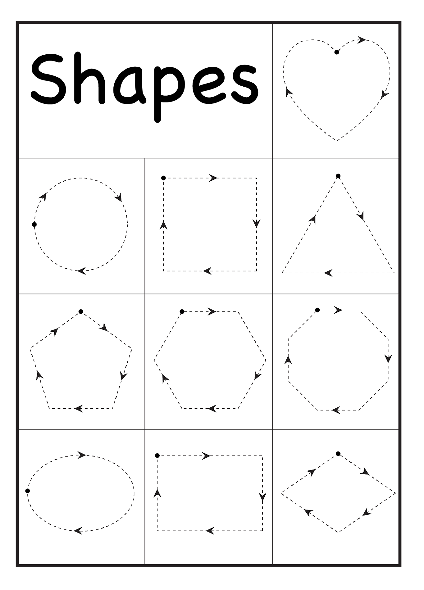 Three Year Old Worksheets Free Printable