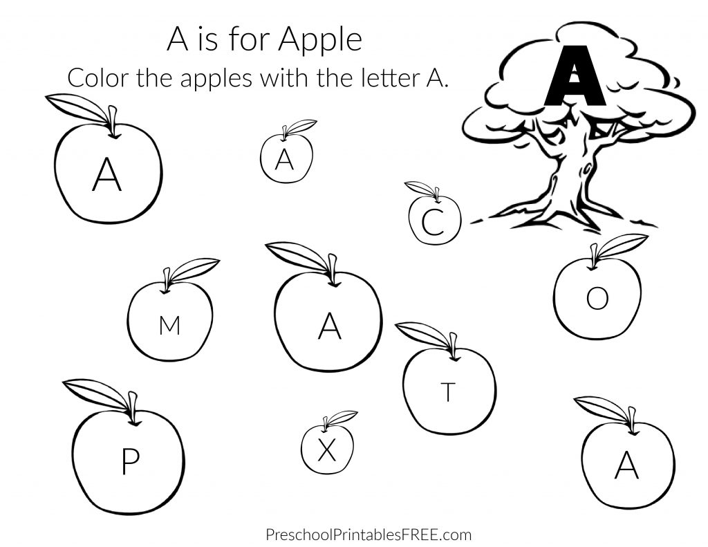 Preschool Worksheets Free Printable Letters