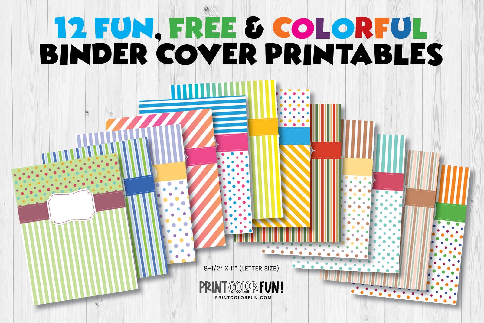 Free Binder Cover Templates Printable