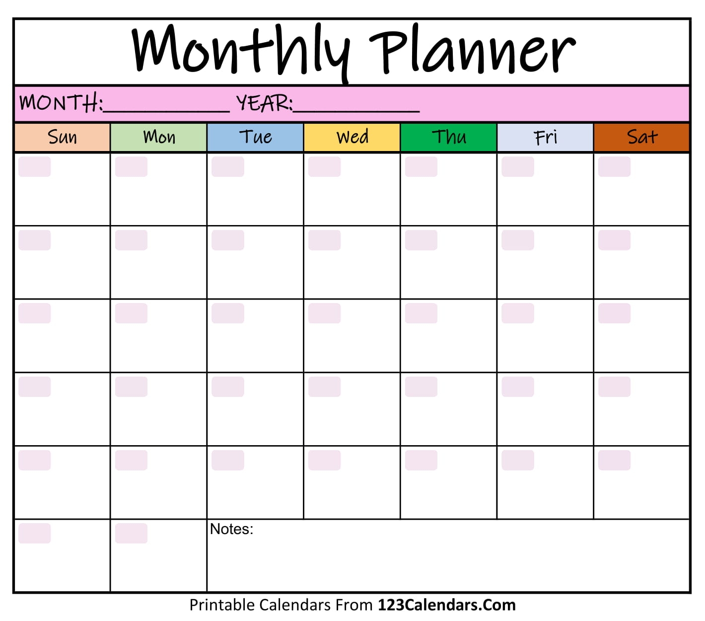 Online Printable Calendars With Designs