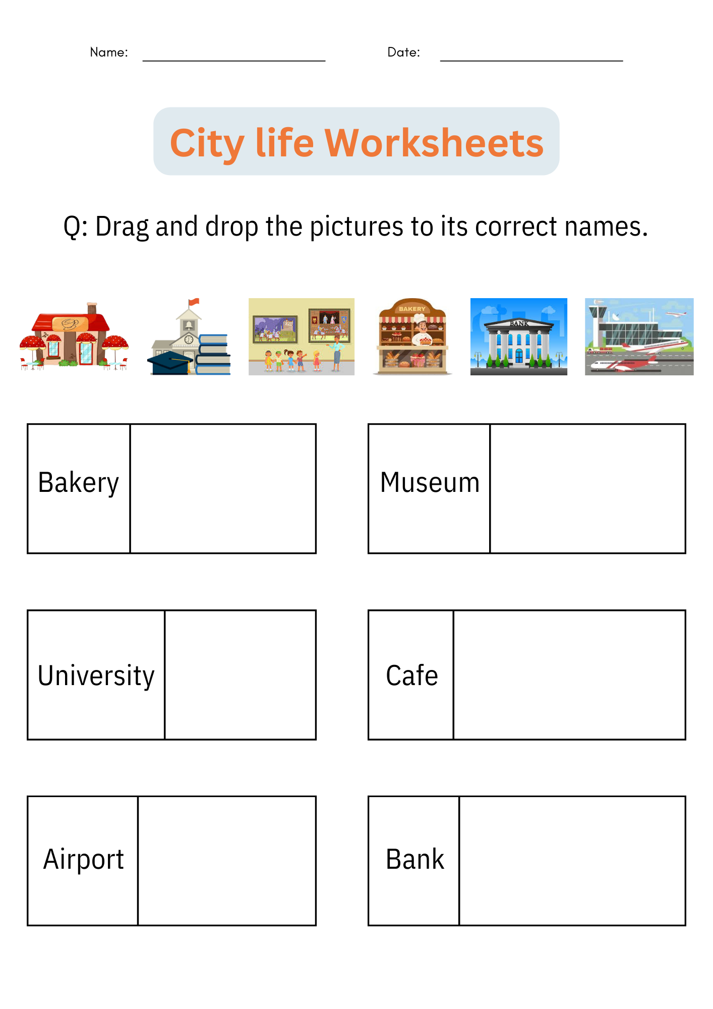 1st Grade Printable Worksheets Social Studies