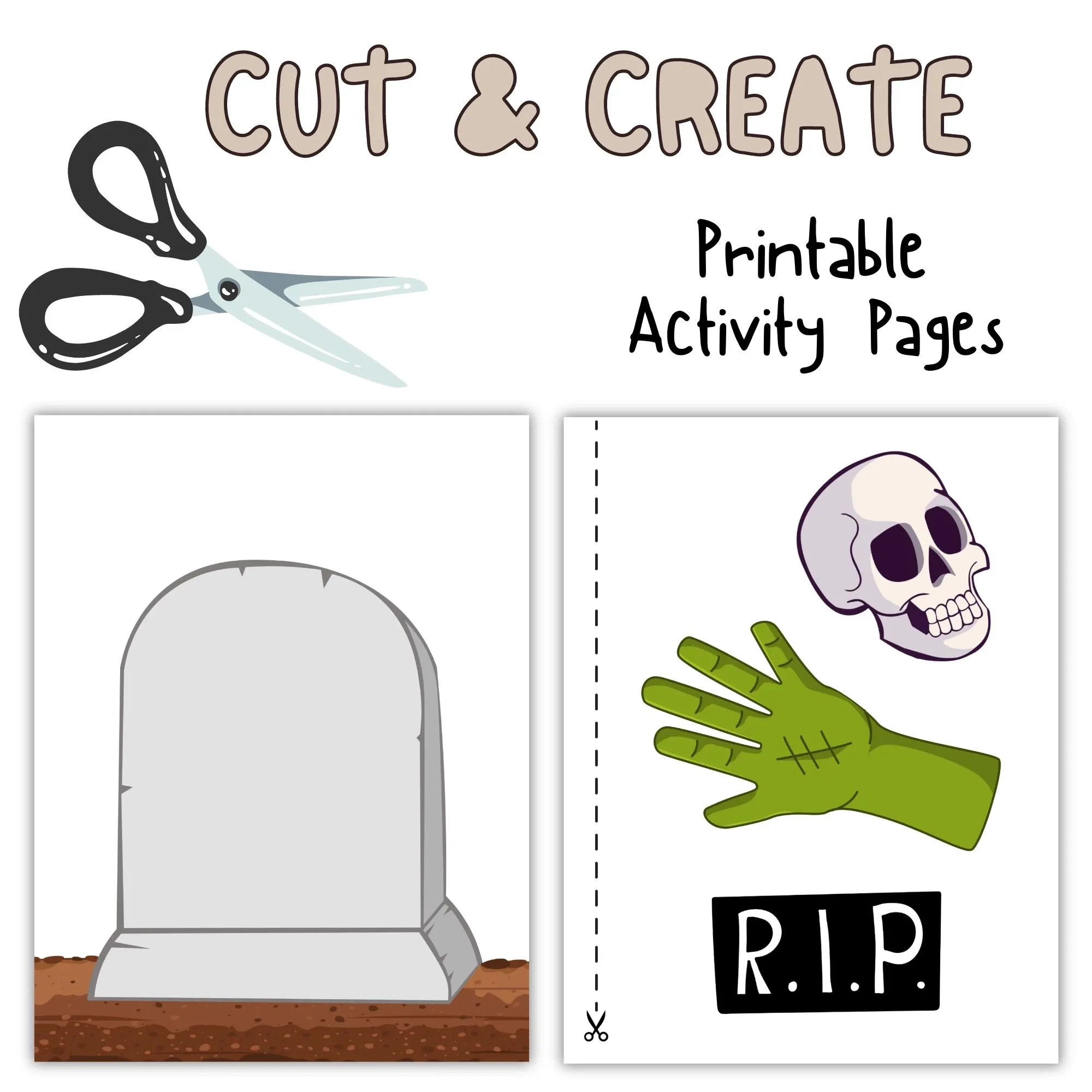 Printable Tombstone Template
