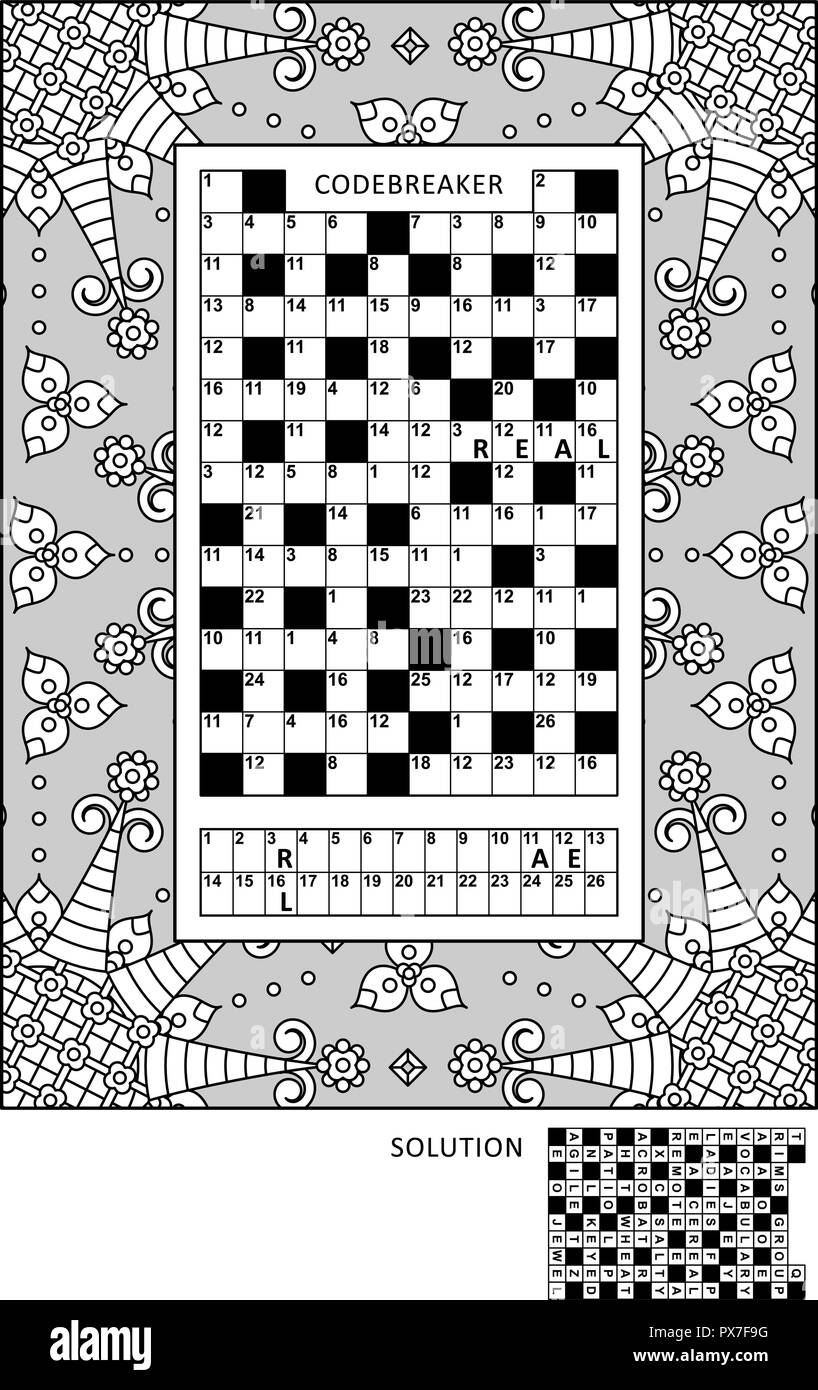 Codeword Puzzles Printable Free