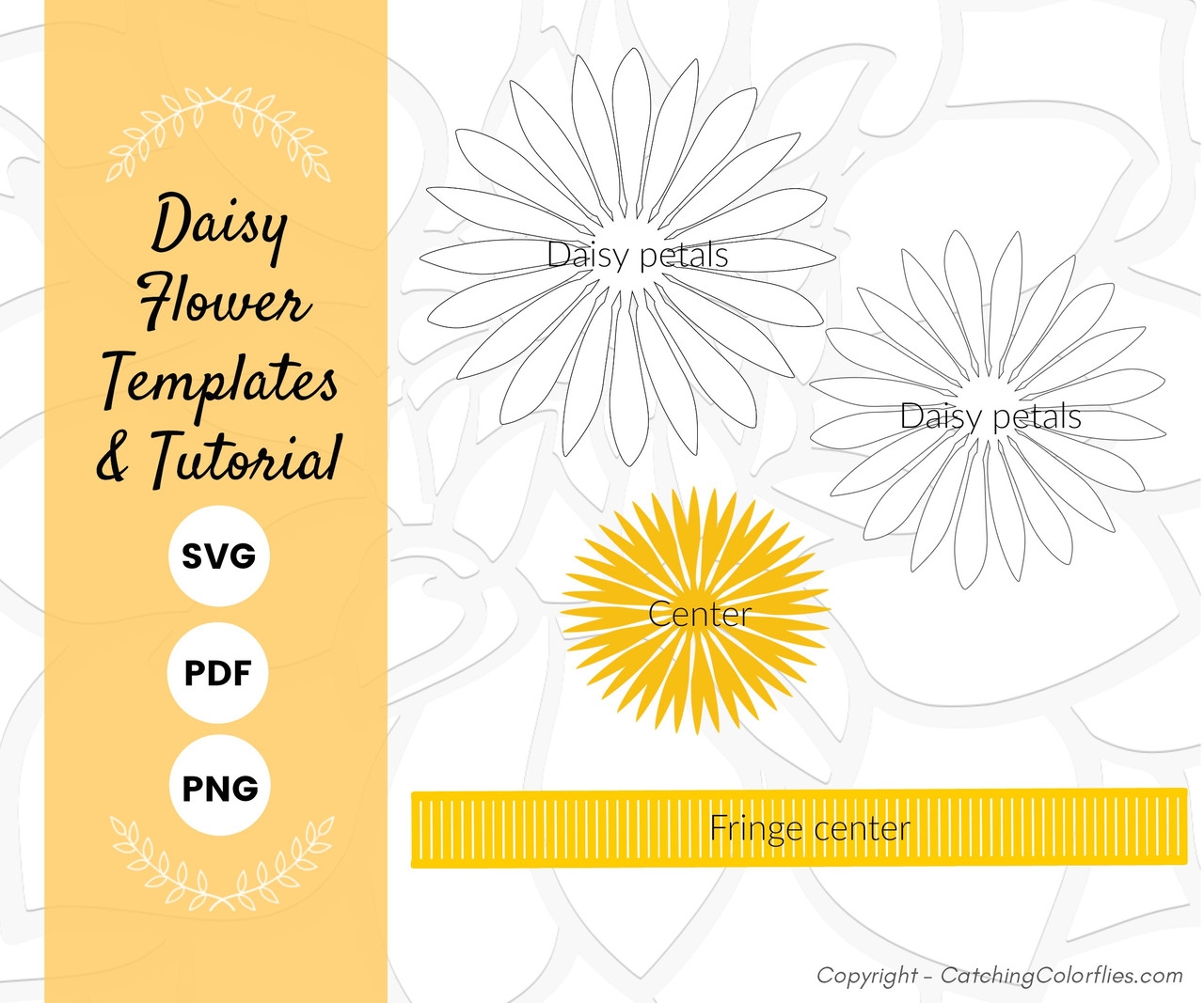 Printable Daisy Template