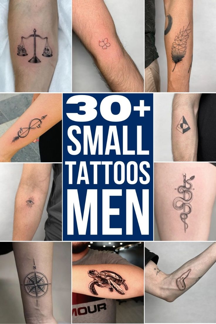 Small Tattoos For Men With Bold And Meaningful Designs