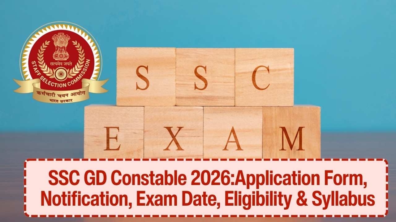 SSC GD Constable 2026 Application Form Notification Exam Date 