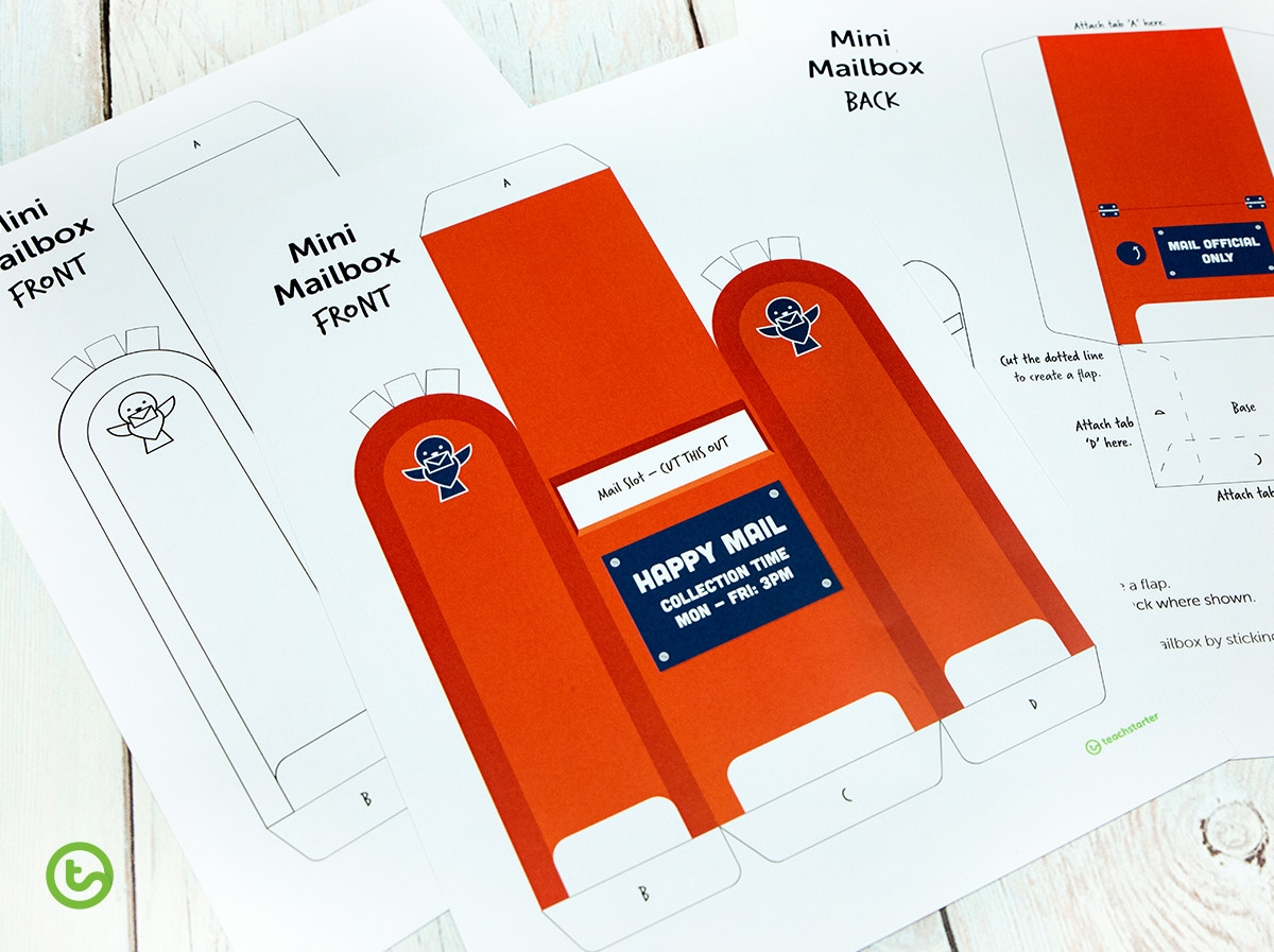 Free Printable Mailbox Template