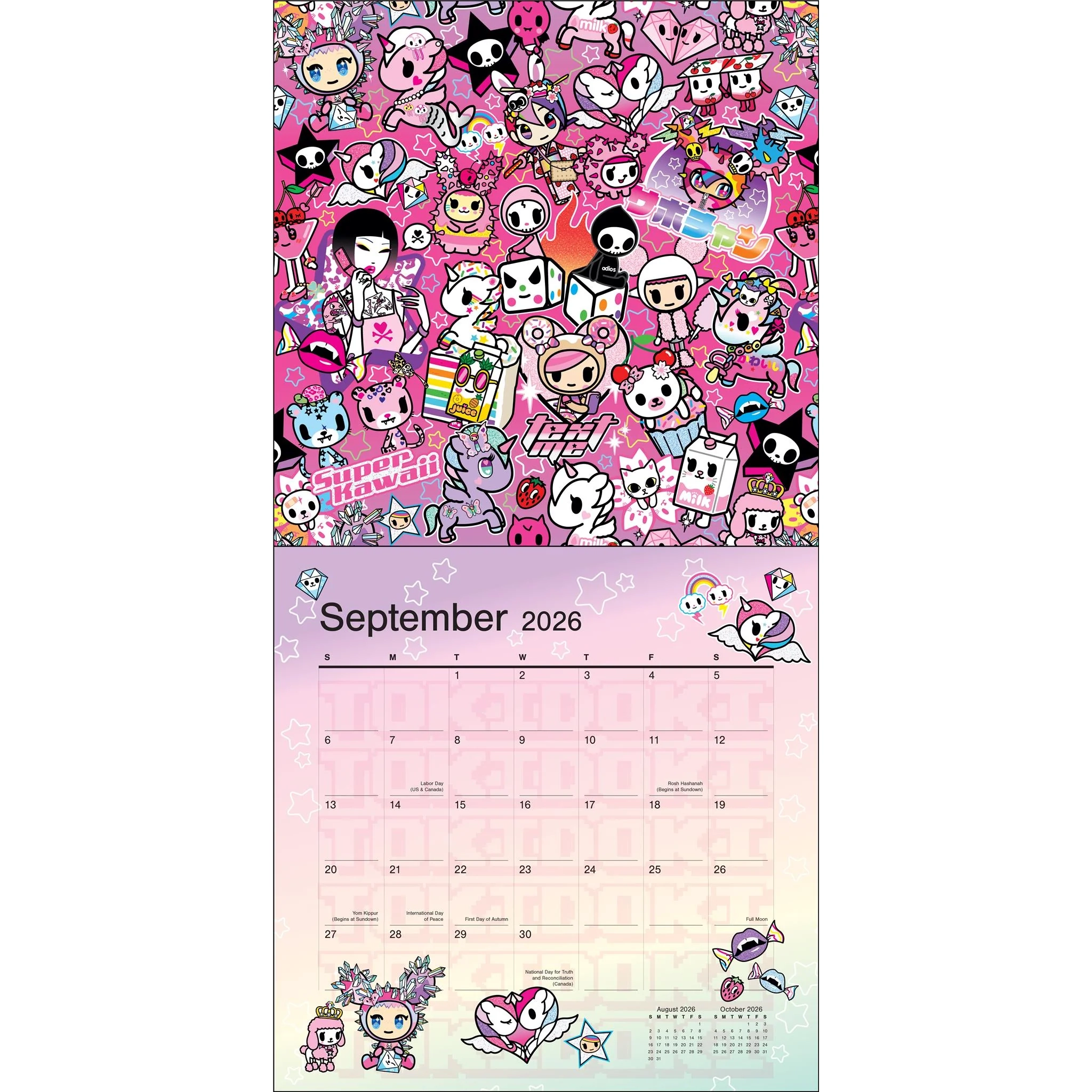 Tokidoki Wall 2026 Calendar