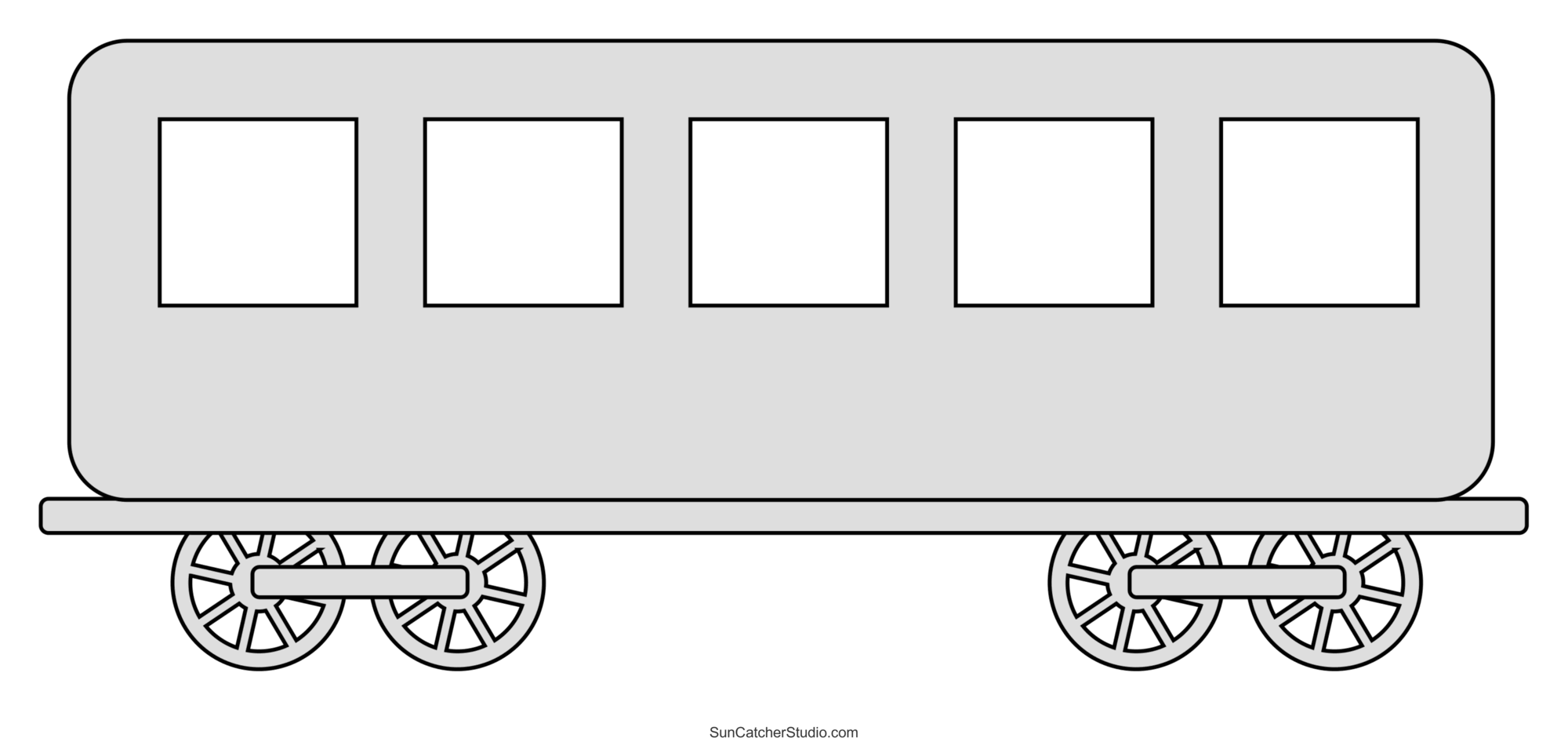 Train Cars And Locomotives Clip Art Patterns amp Templates Free 