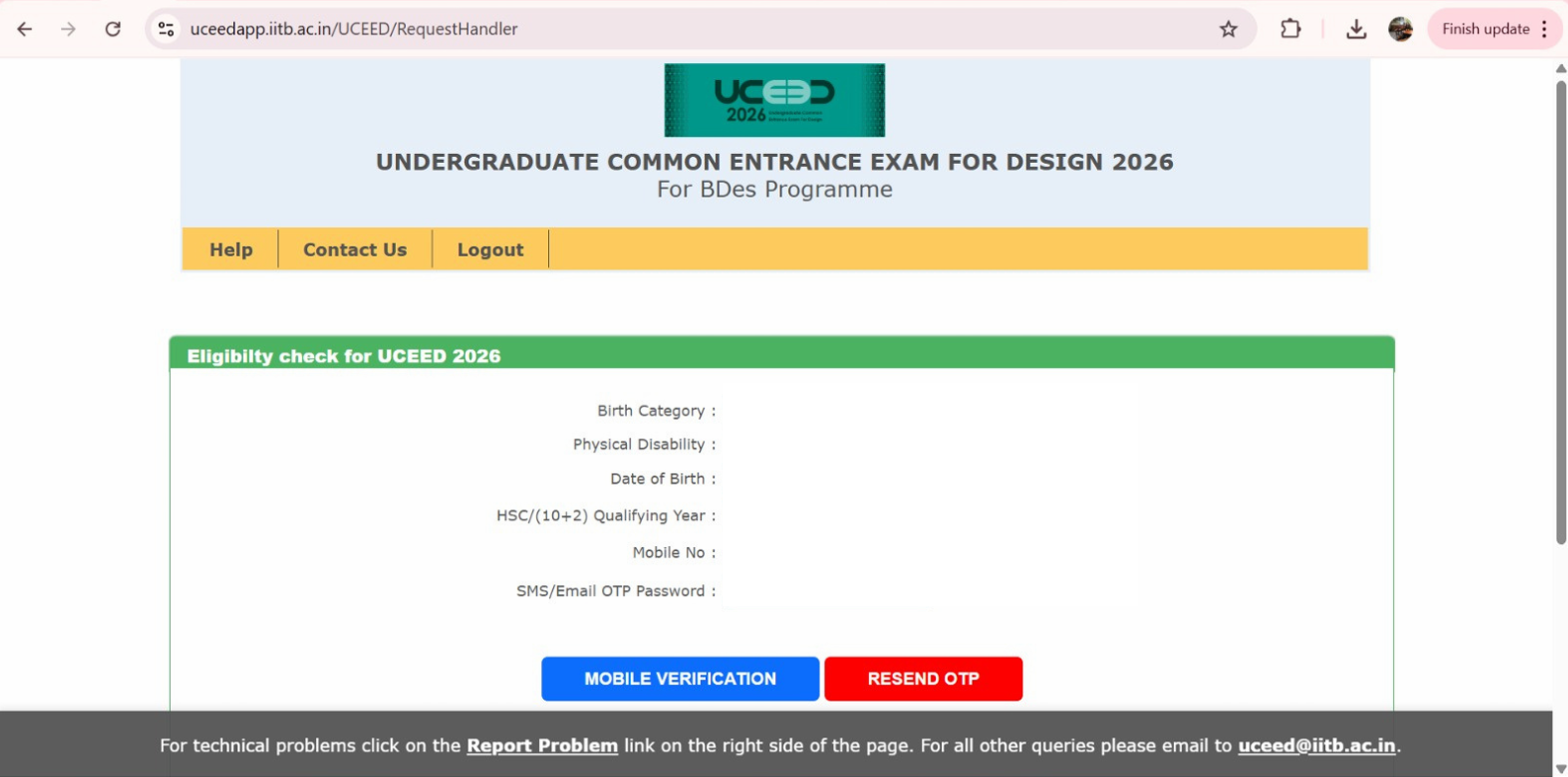 UCEED Application Form 2026 OUT Find Registration Link Here