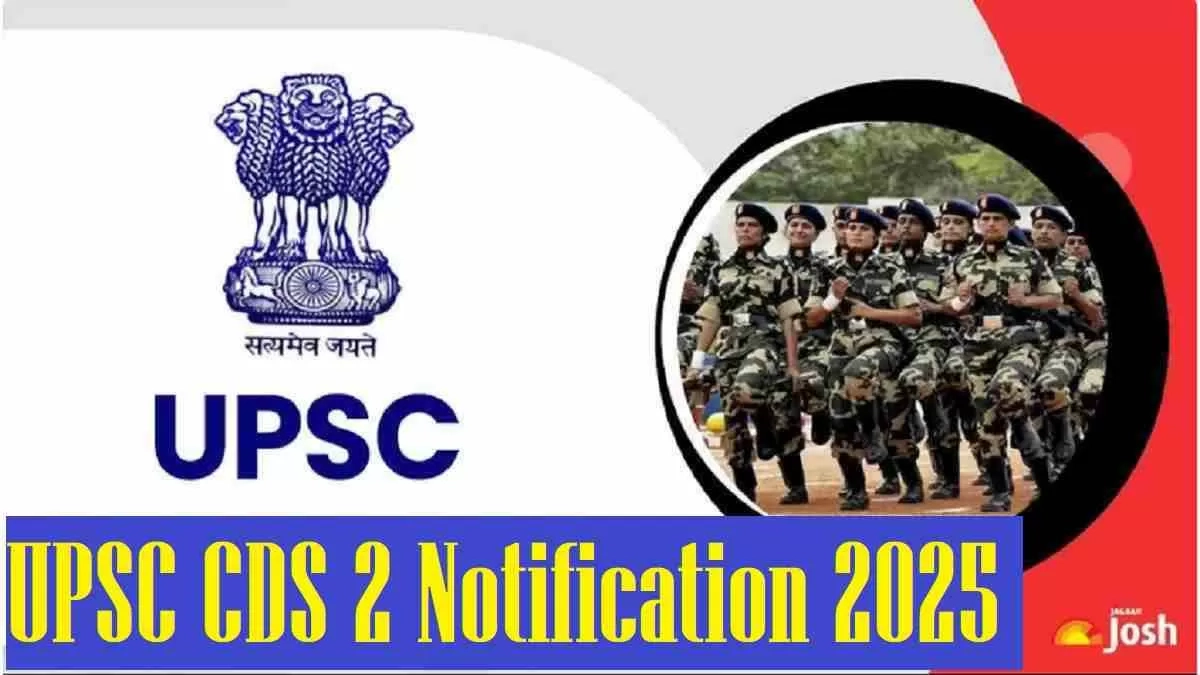 upsc cds 2 notification 2025 releasing soon at upsc gov in check