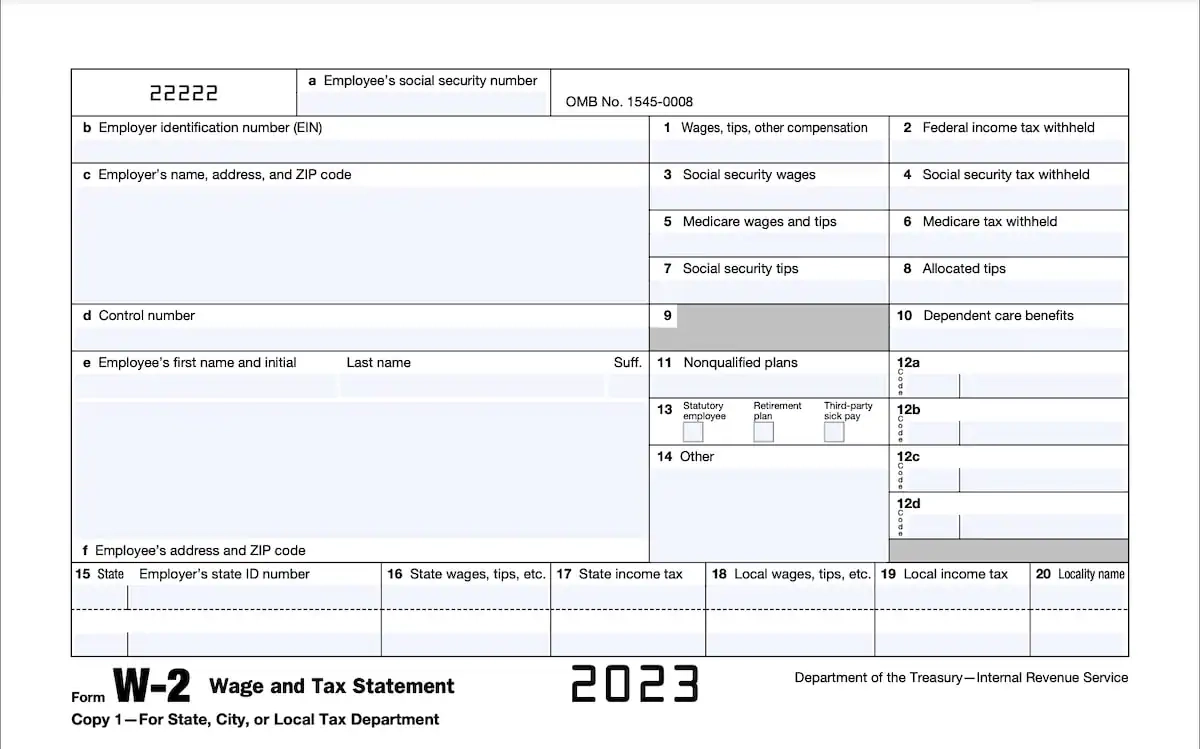 What Is A W 2 Form Who Gets It And How To Read It TurboTax Tax 
