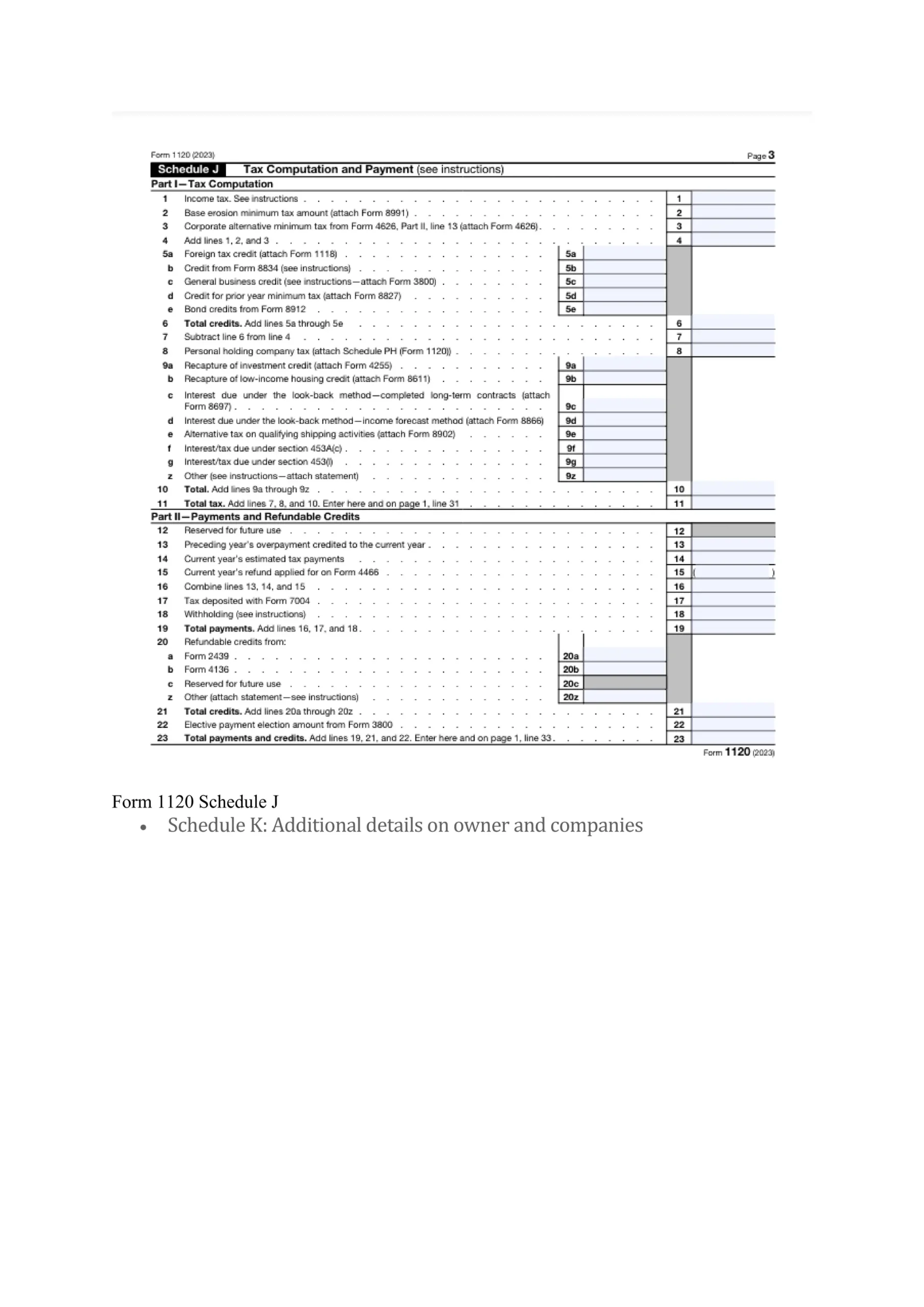 Irs Form 1120 2026 Printable