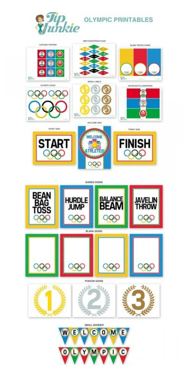 What Are Some Free Olympic Printables