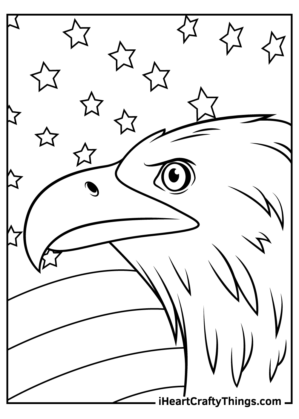 Eagles Printable Coloring Pages