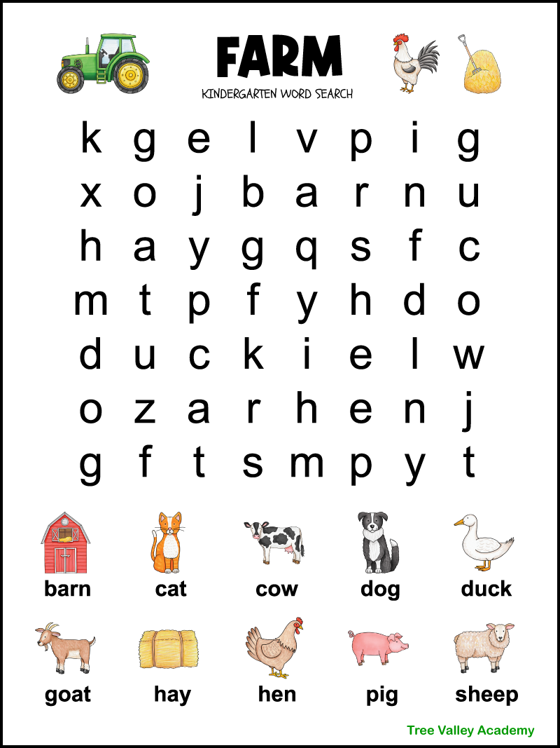 150 Word Puzzles For Kids Tree Valley Academy