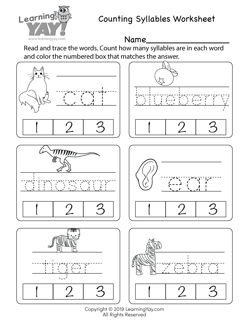 Printable Worksheets For 1st Grade